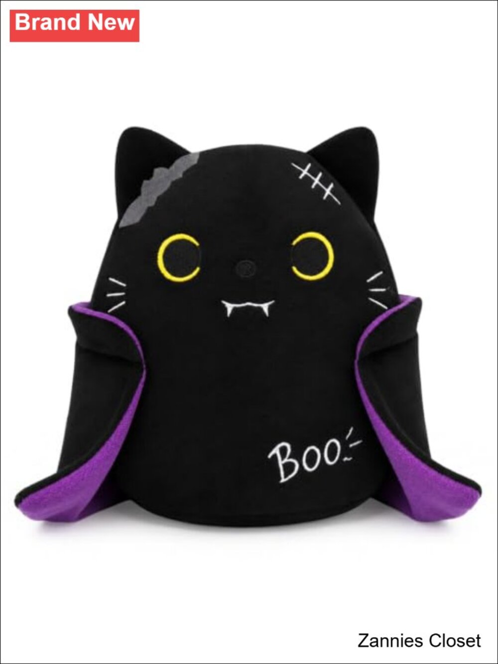 👻 KOPHINYE Vampire Cat Plush 8in Halloween Stuffed Animal Toy